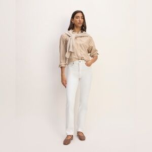 NWT Everlane The Way-High Slim Jean (31" Inseam) - Bright White